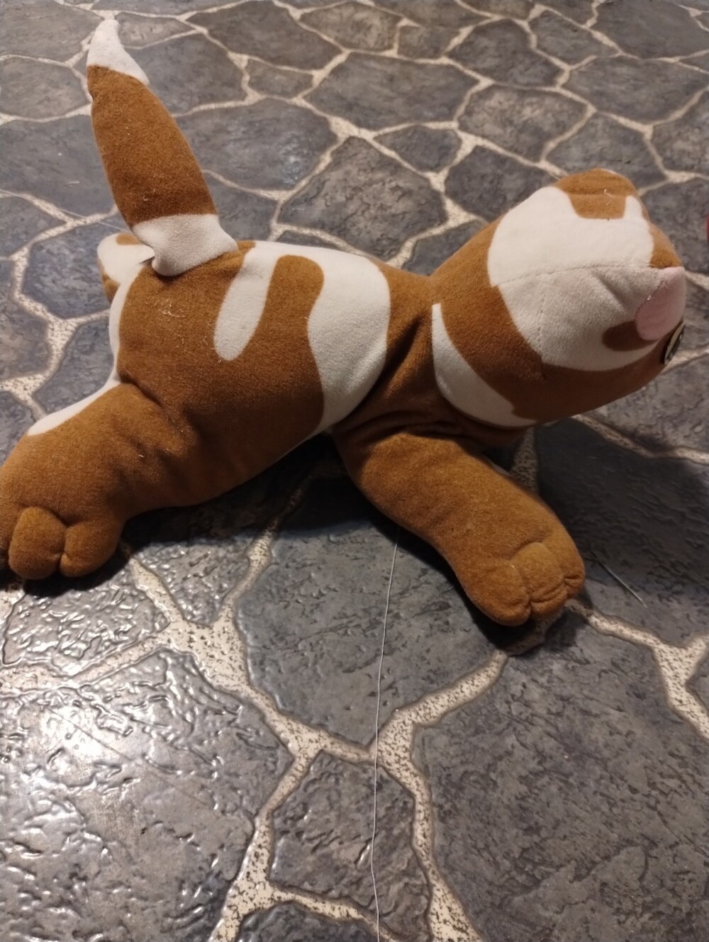 Pound Puppies Pound Purrie large plush 14 " X 7 " 1985 VINTAGE
